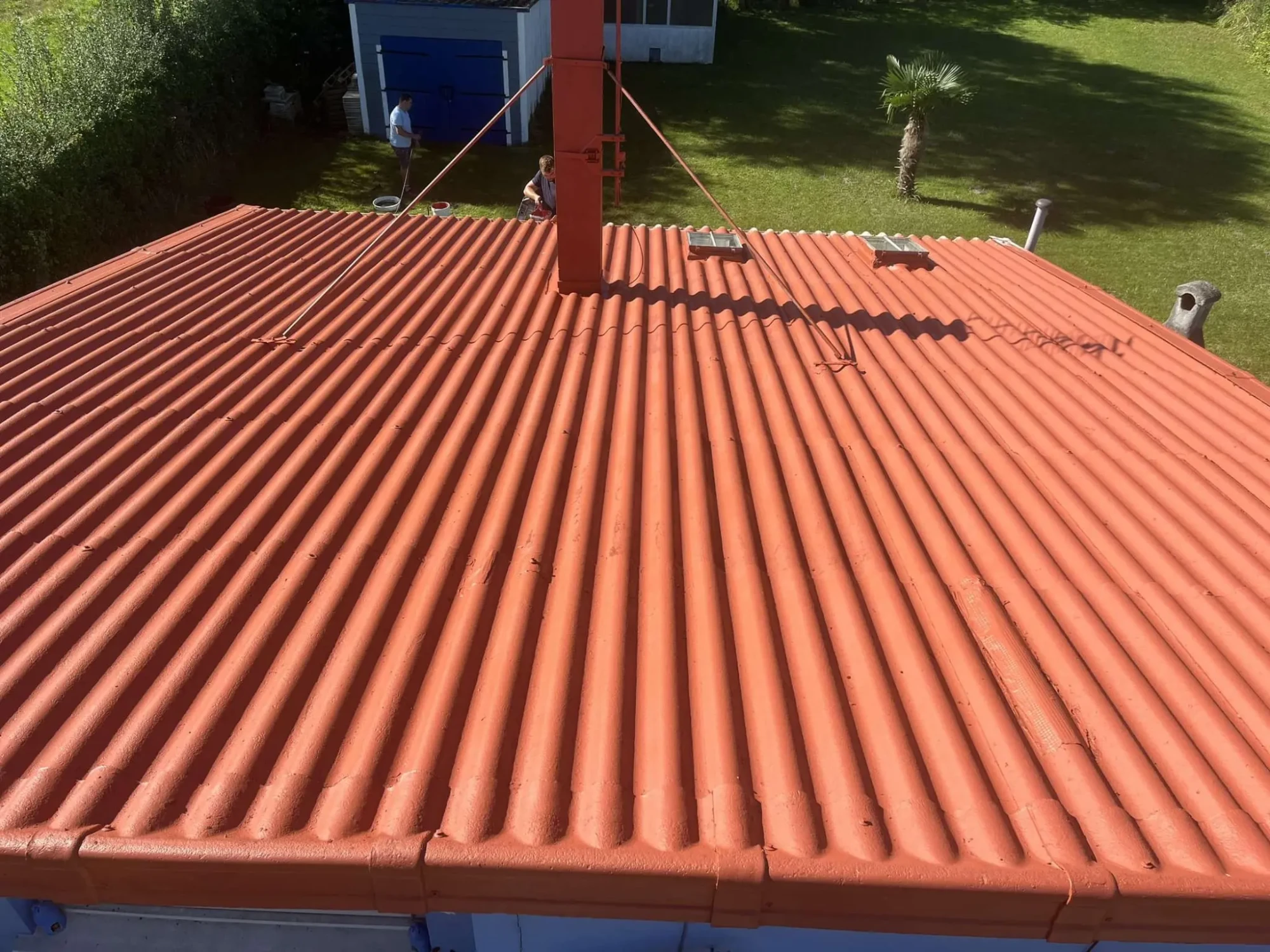 nettoyage toiture Arras résine hydrofuge colorée